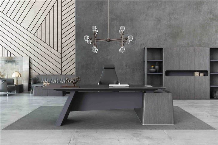 サイドテーブル付きエグゼクティブテーブル